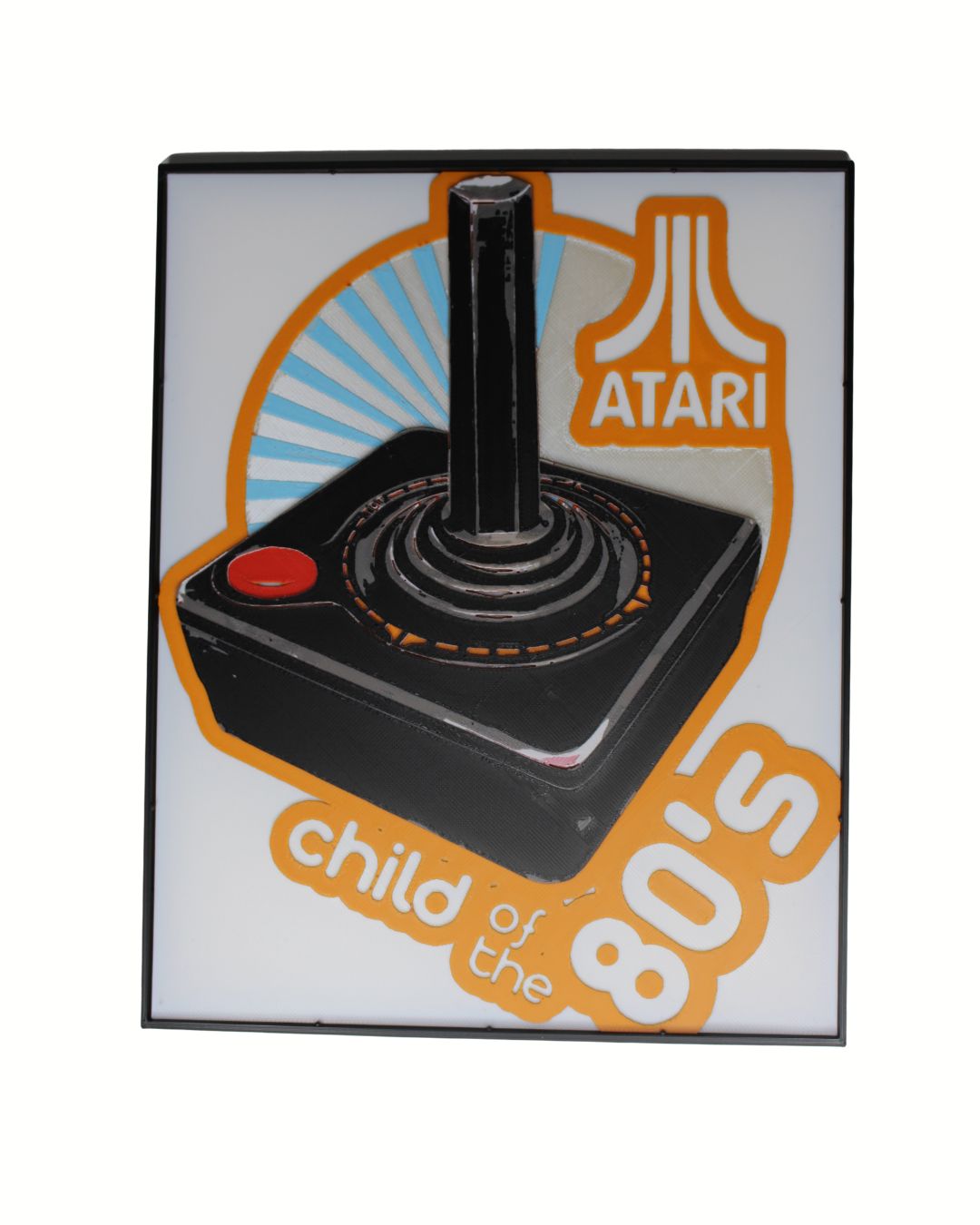 Child of the 80s Retro Inspired Hueforge Wall Art