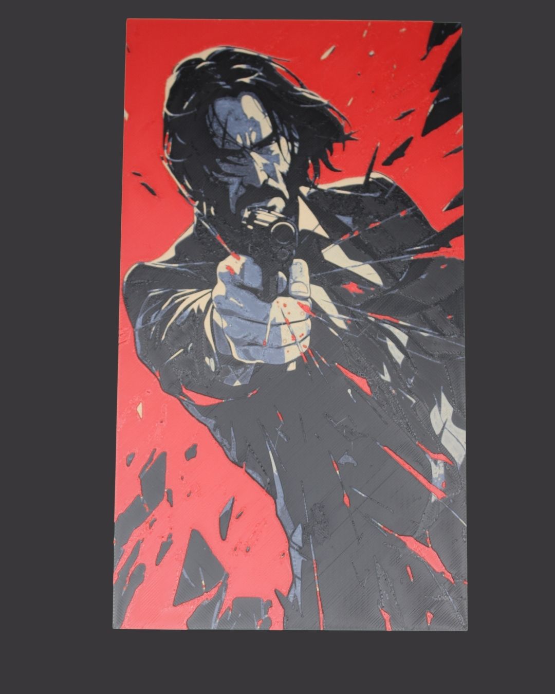 John Wick – “Baba Yaga” 3D Printed Hueforge