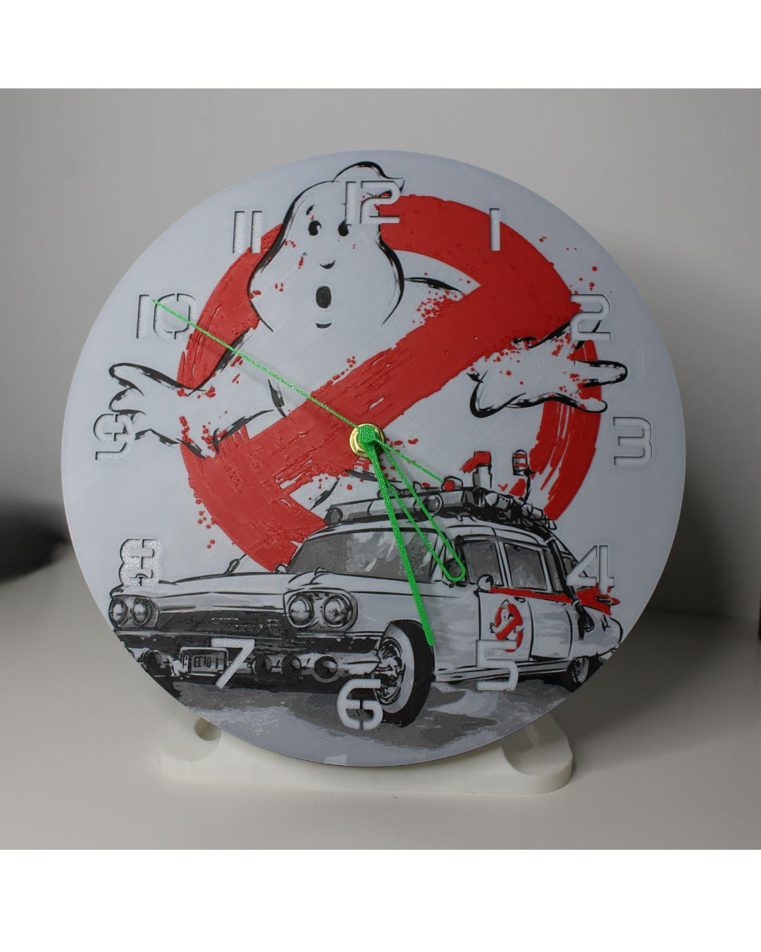 Ghostbusters Inspired 3D Printed clock