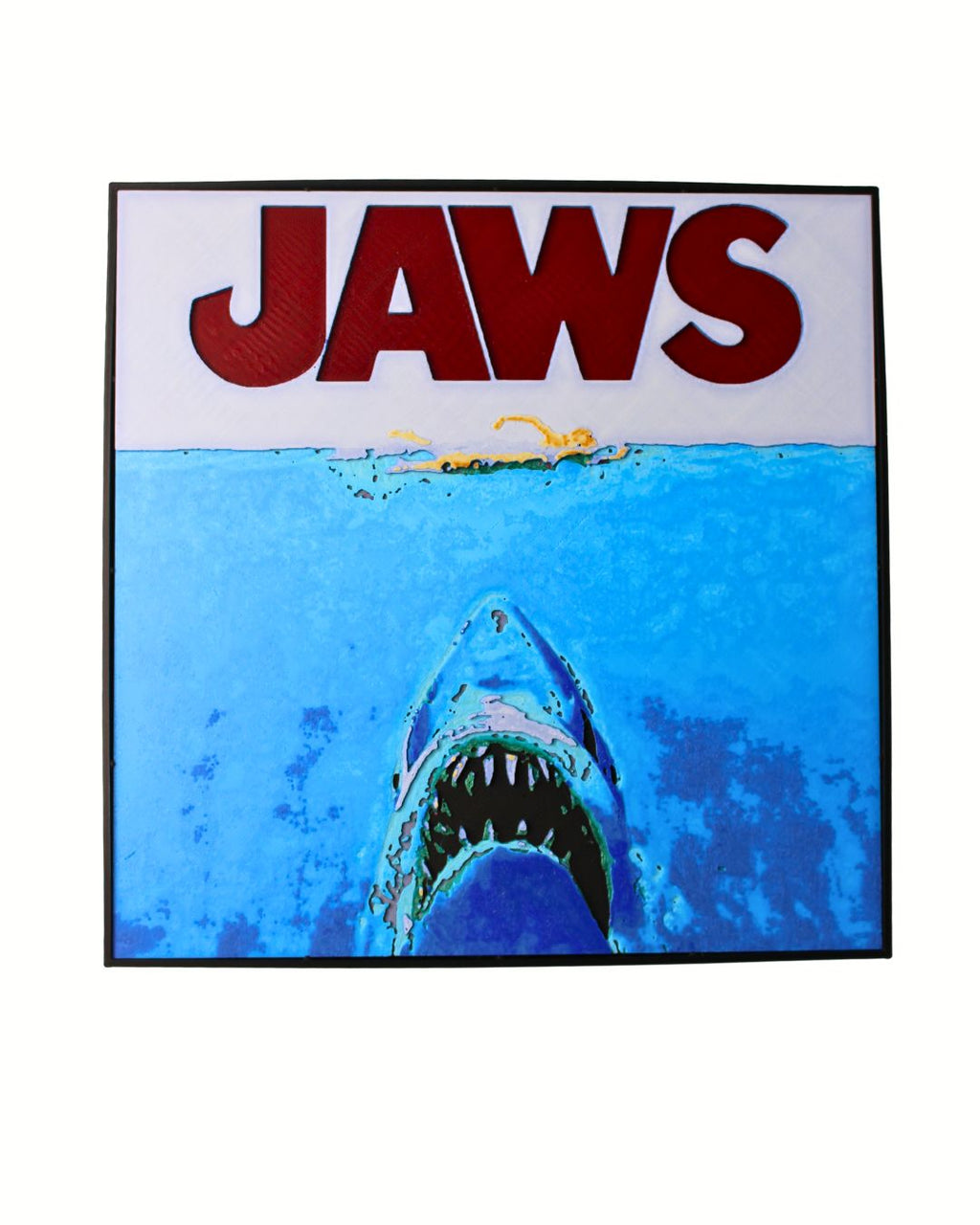 Jaws Inspired 3D Printed Wall Art