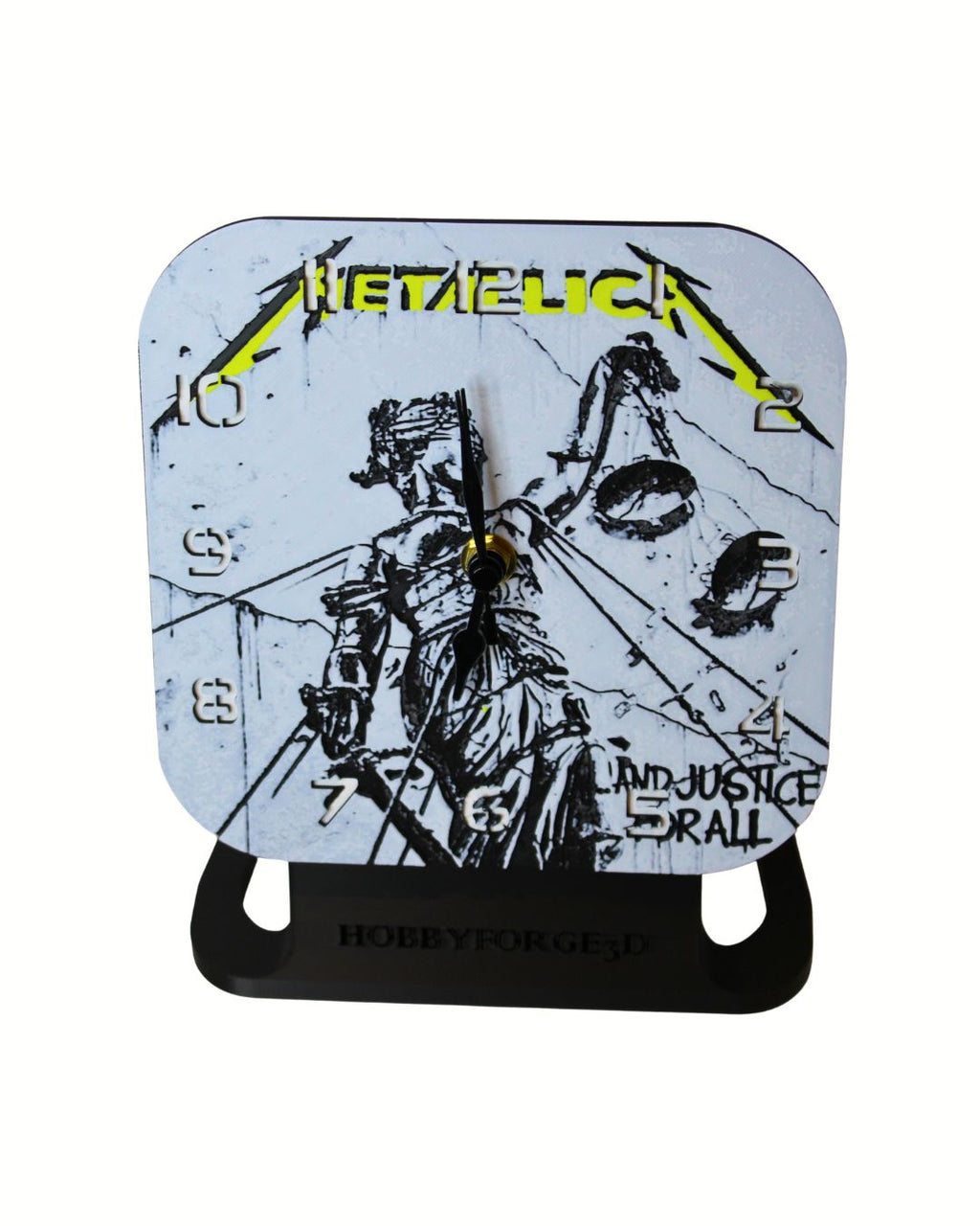 "And Justice For All" Square Clock