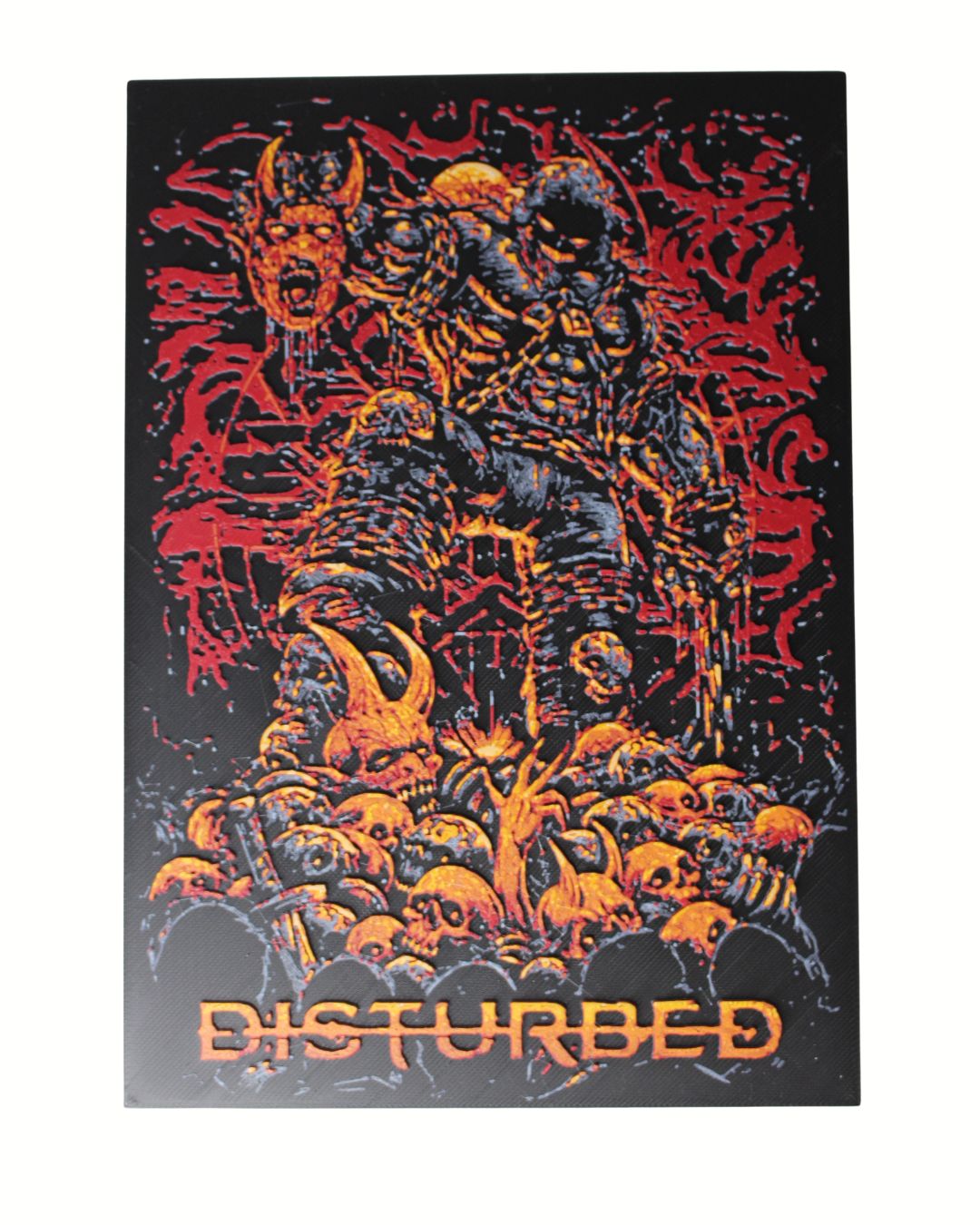 Disturbed – 3D Printed Wall Art
