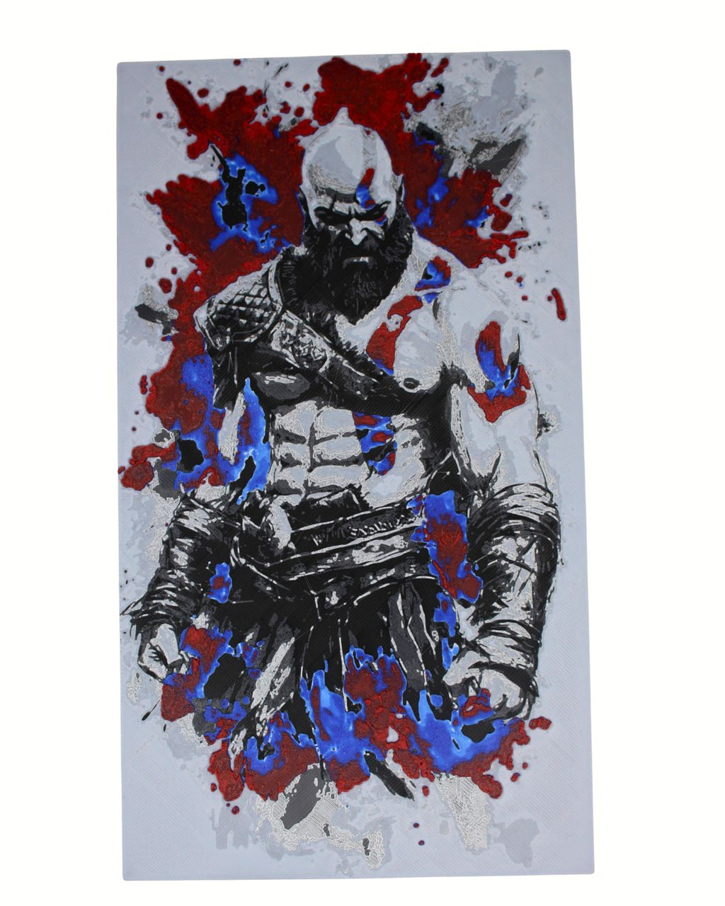 Kratos - God of War Inspired Hueforge 3D Print