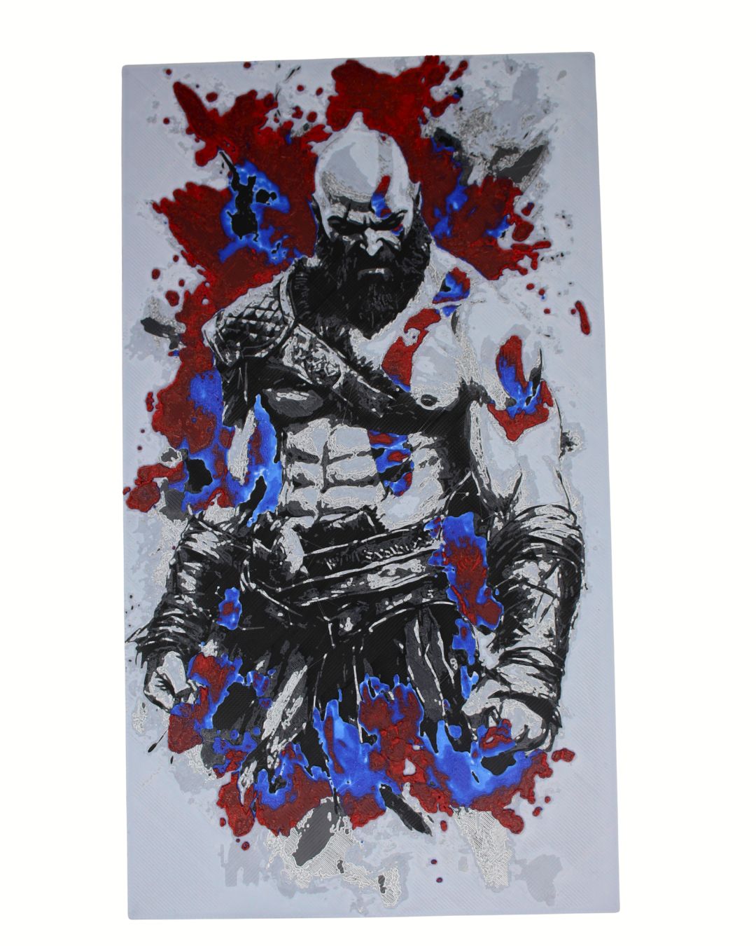 Kratos - God of War Inspired Hueforge 3D Print