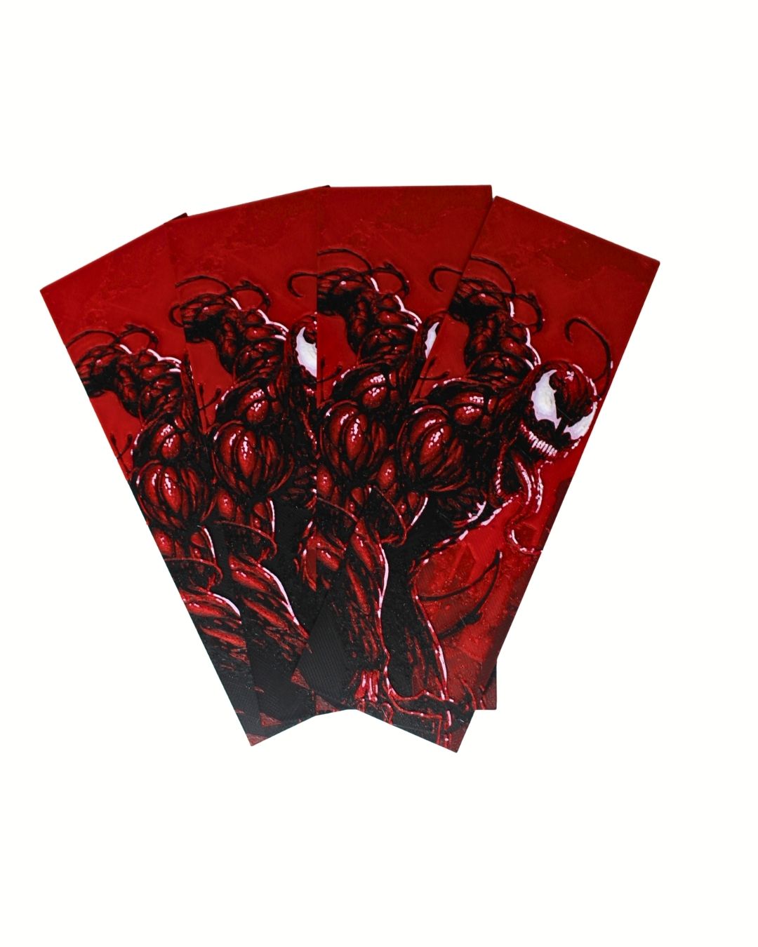 Carnage-Inspired Bookmark – 3D Printed