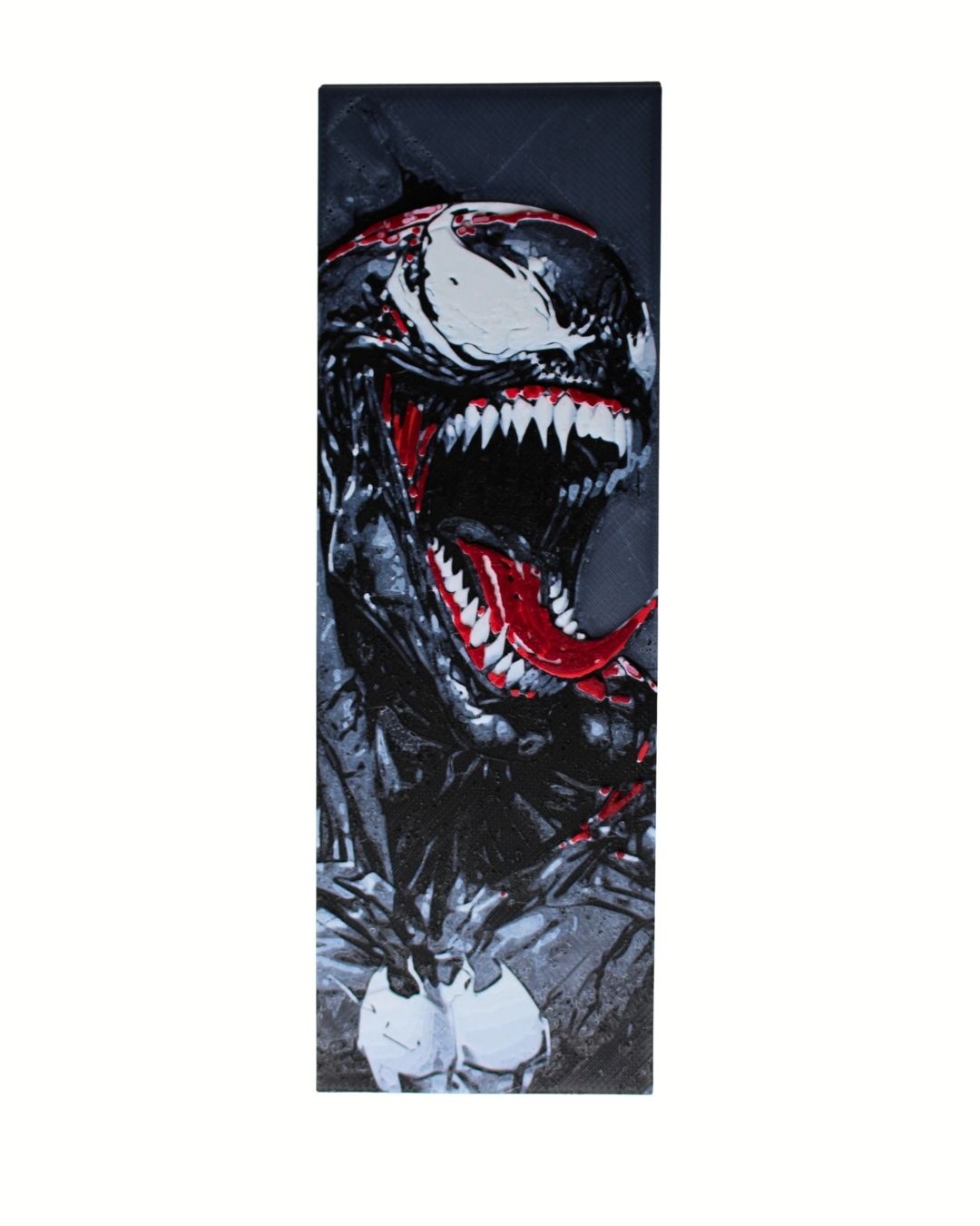 Venom-Inspired Bookmark – 3D Printed