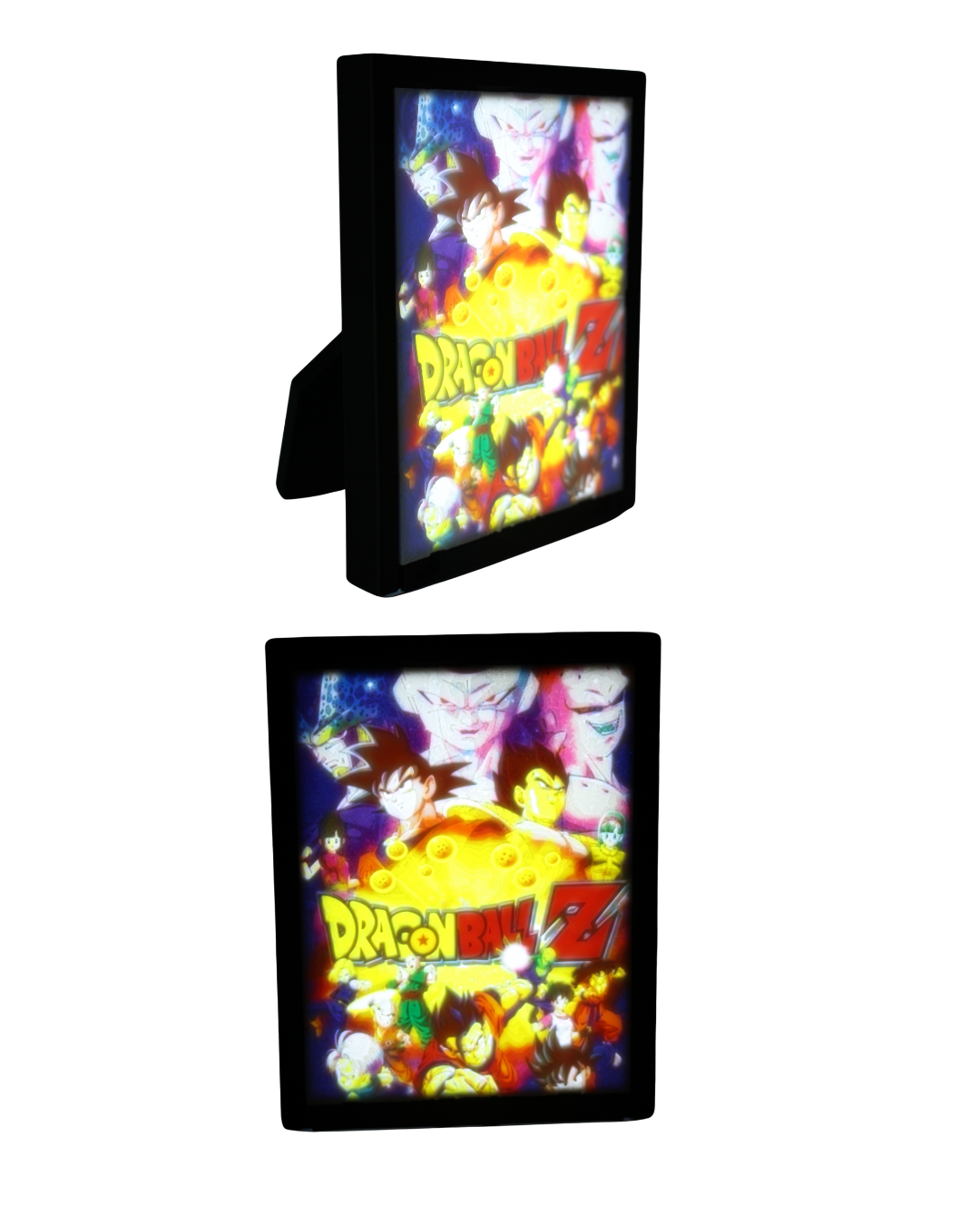 Illuminated CMYK Lithophane Display Card Only