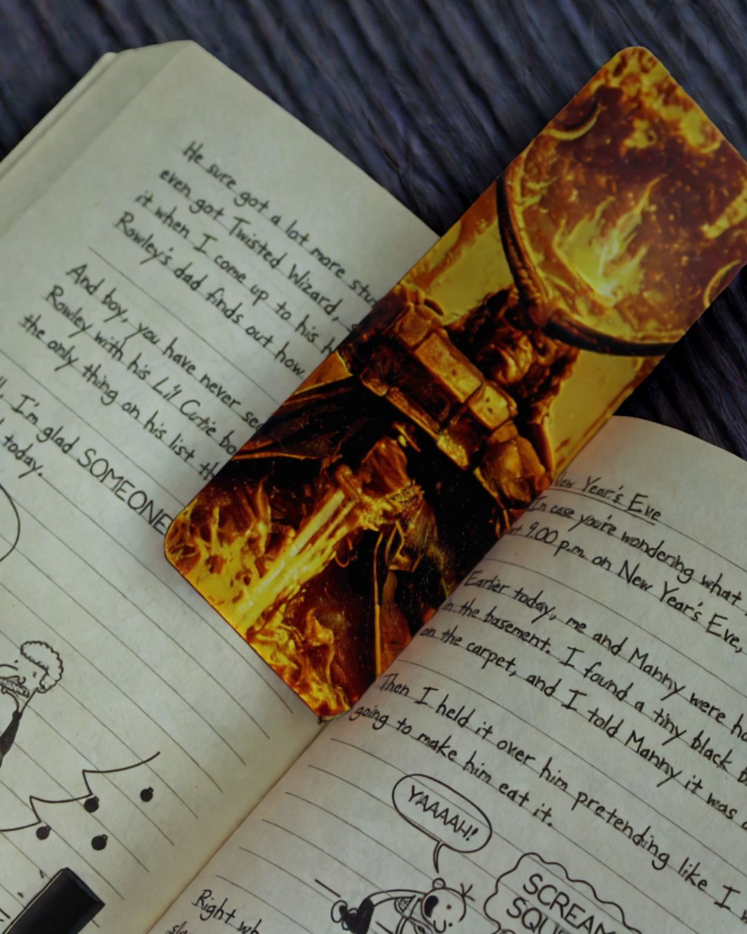 Hellboy Inspired 3D Printed Sturdy Bookmark