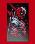Deadpool Inspired 3D Printed Wall Art