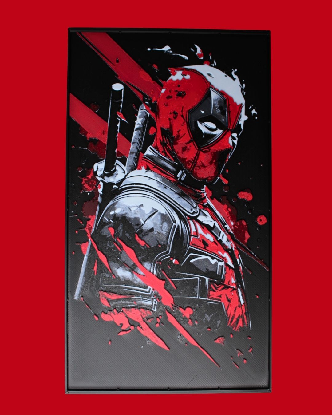 Deadpool Inspired 3D Printed Wall Art