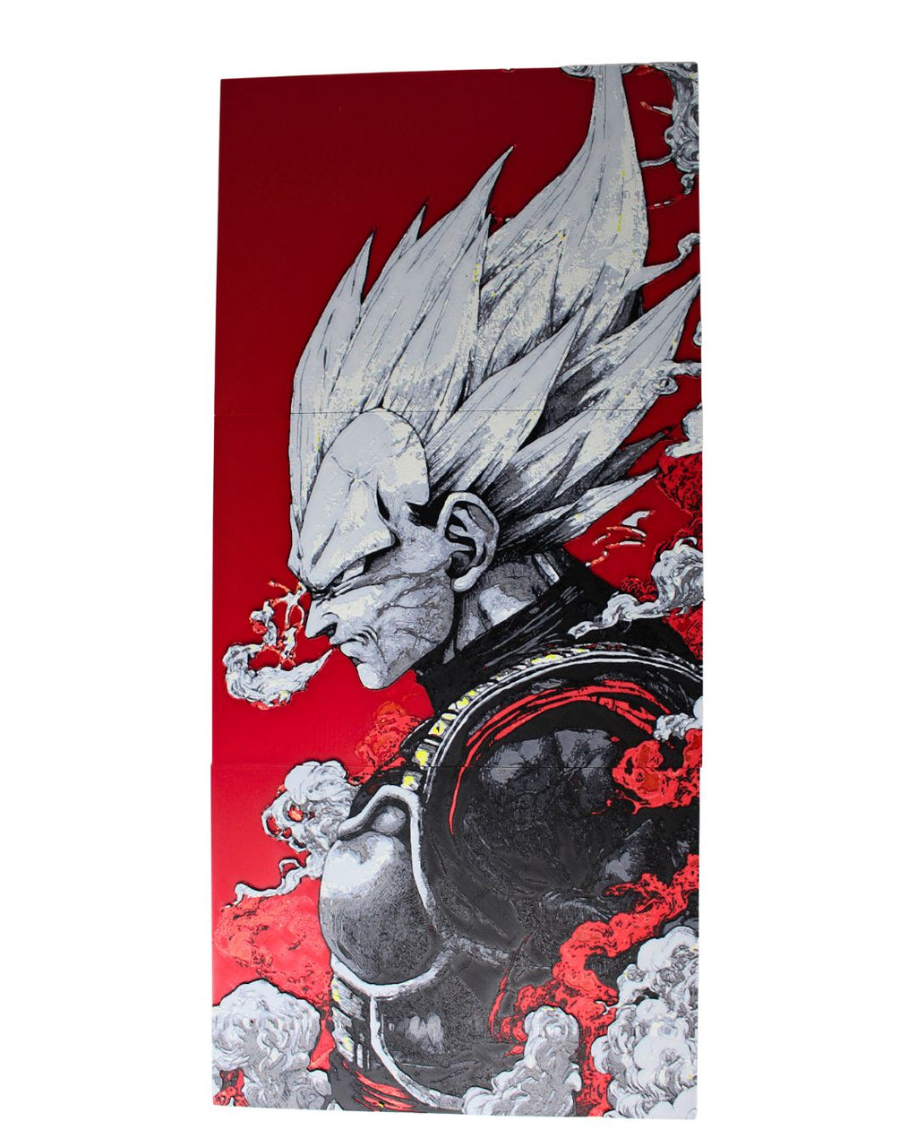 DBZ Vegeta-Inspired MultiForge Wall Art (3-Panel Set)