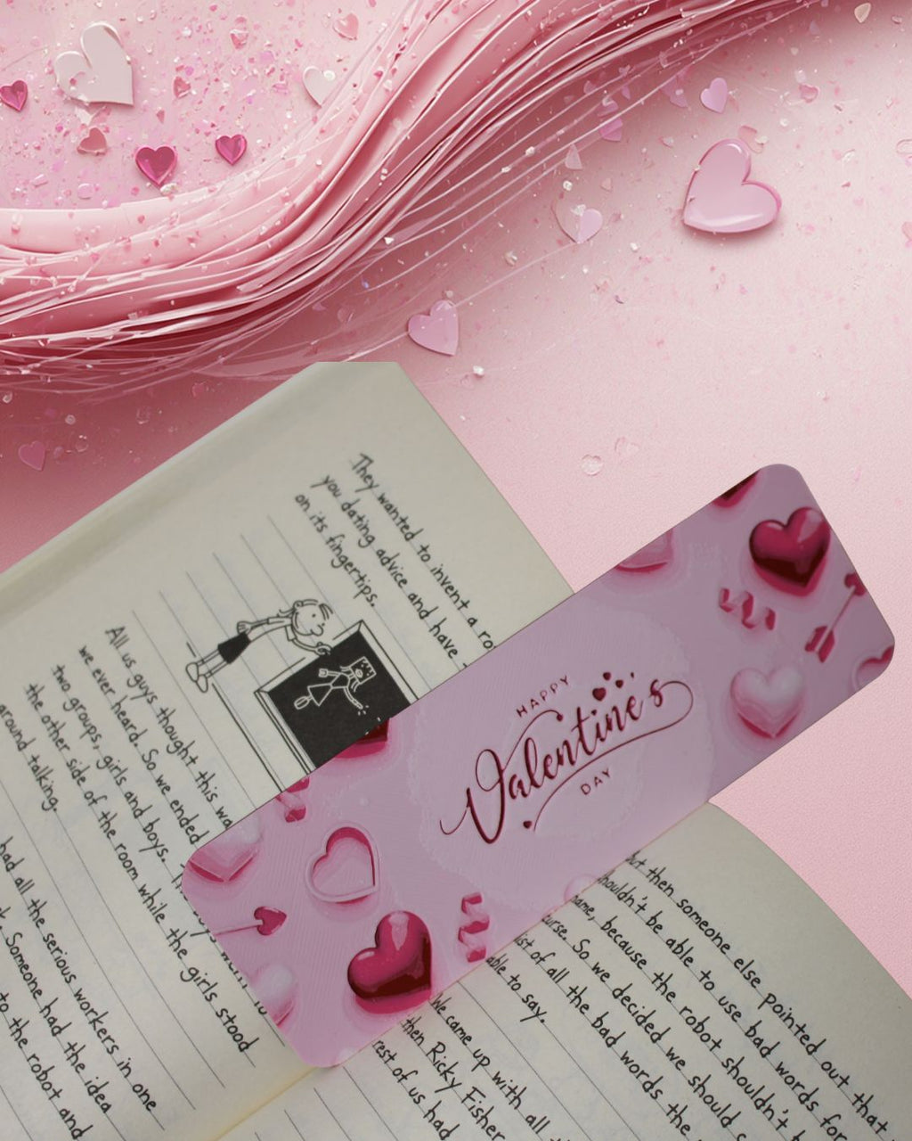 Valentine’s Day 3D Printed Bookmarks – Two Variants