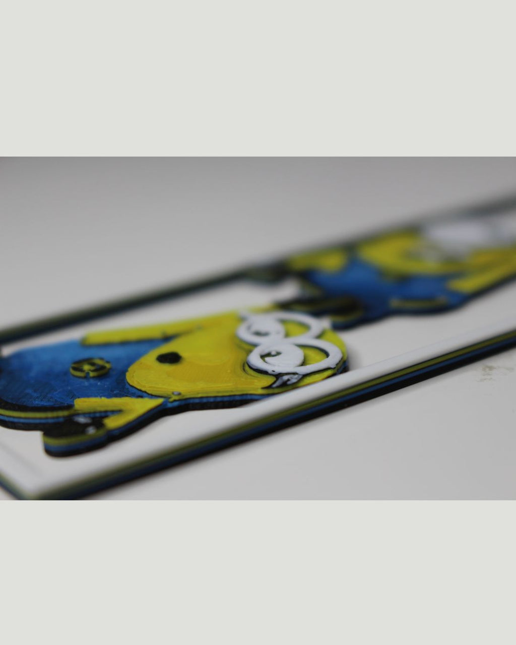 Minions Inspired 3D Printed Bookmark