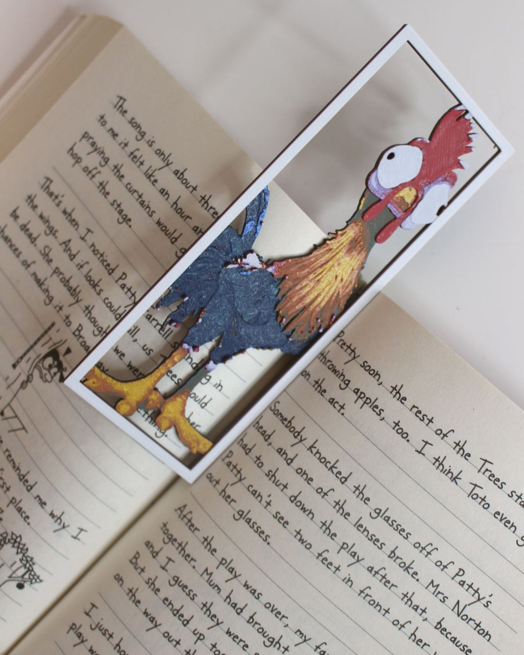 Moana Inspired HeiHei 3D Printed Bookmark