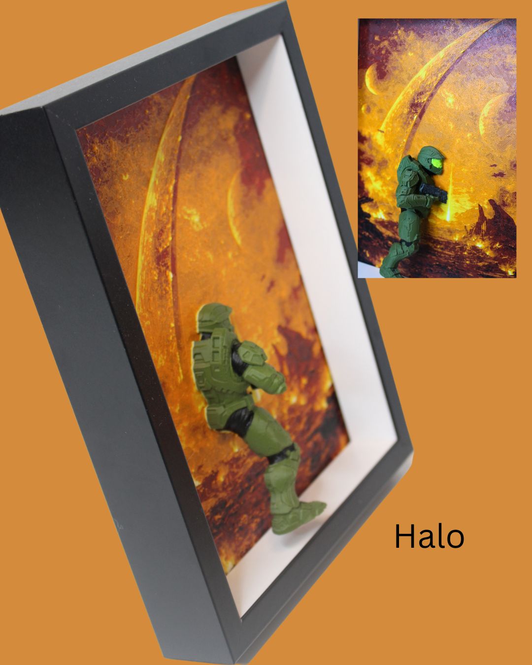 Spartan Patrol – Halo Inspired DepthForge™ 3D Gaming Wall Art