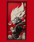DBZ Vegeta-Inspired MultiForge Wall Art (3-Panel Set)