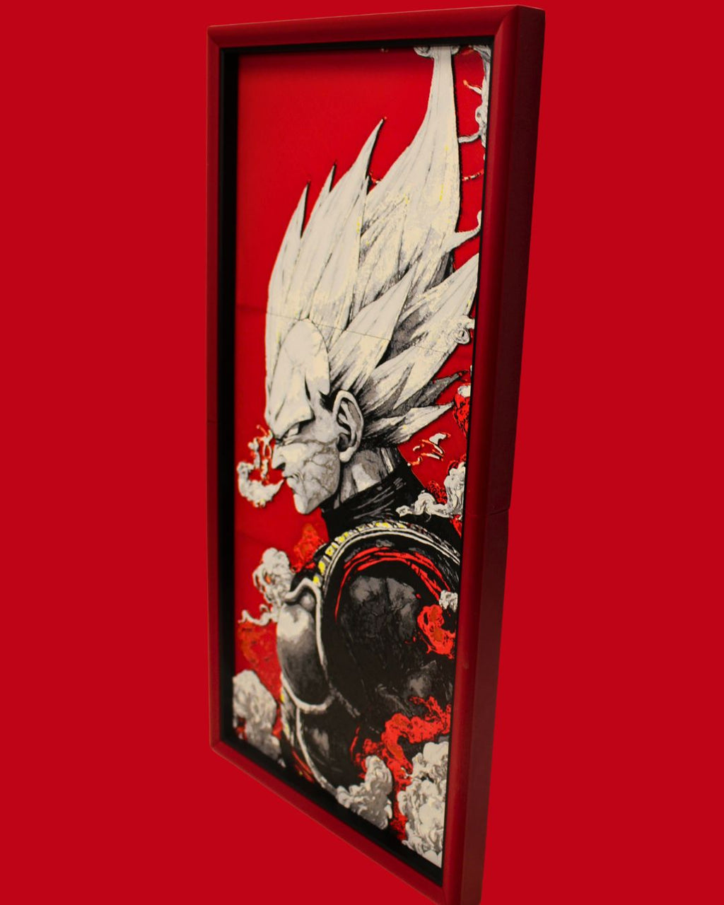 DBZ Vegeta-Inspired MultiForge Wall Art (3-Panel Set)
