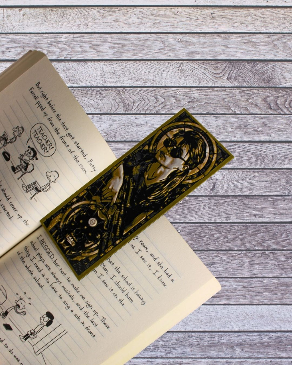 Sarah Connor & Terminator Inspired HueForge Bookmark