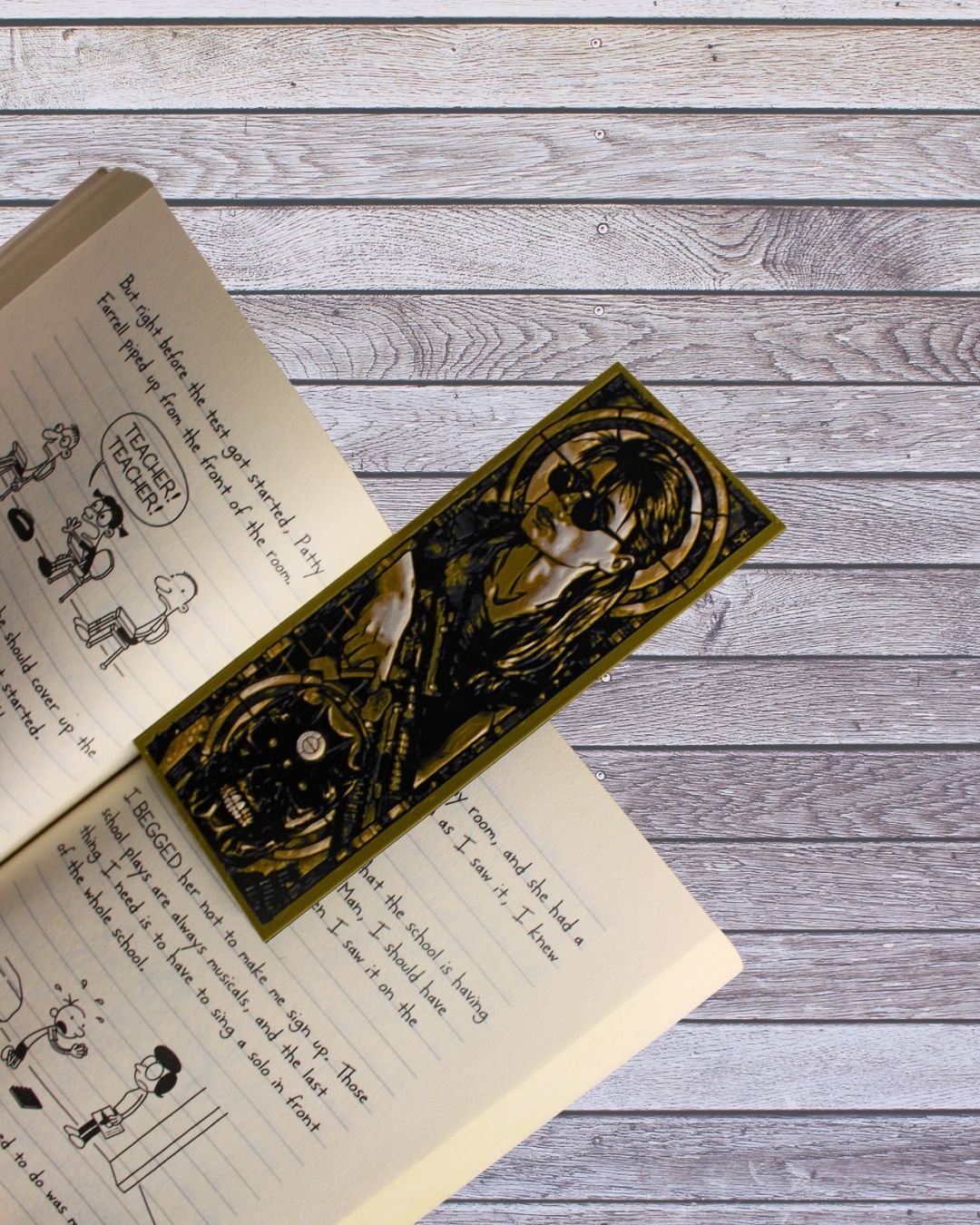 Sarah Connor & Terminator Inspired HueForge Bookmark