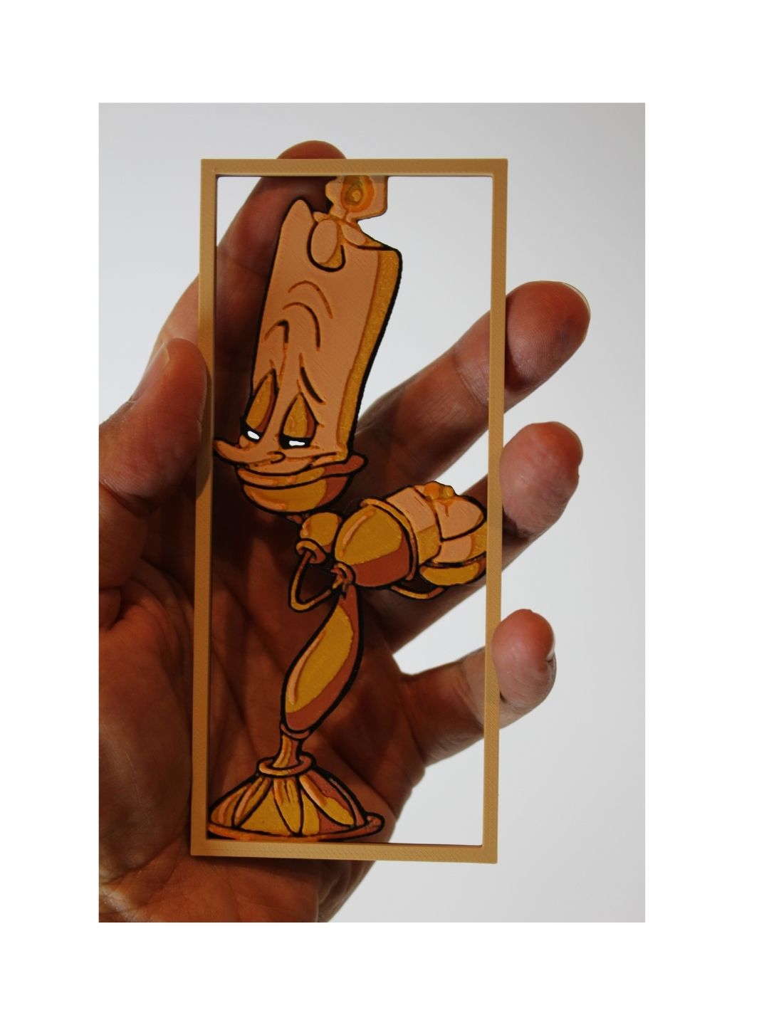 “Lumière-Inspired” 3D Printed sturdy Bookmark