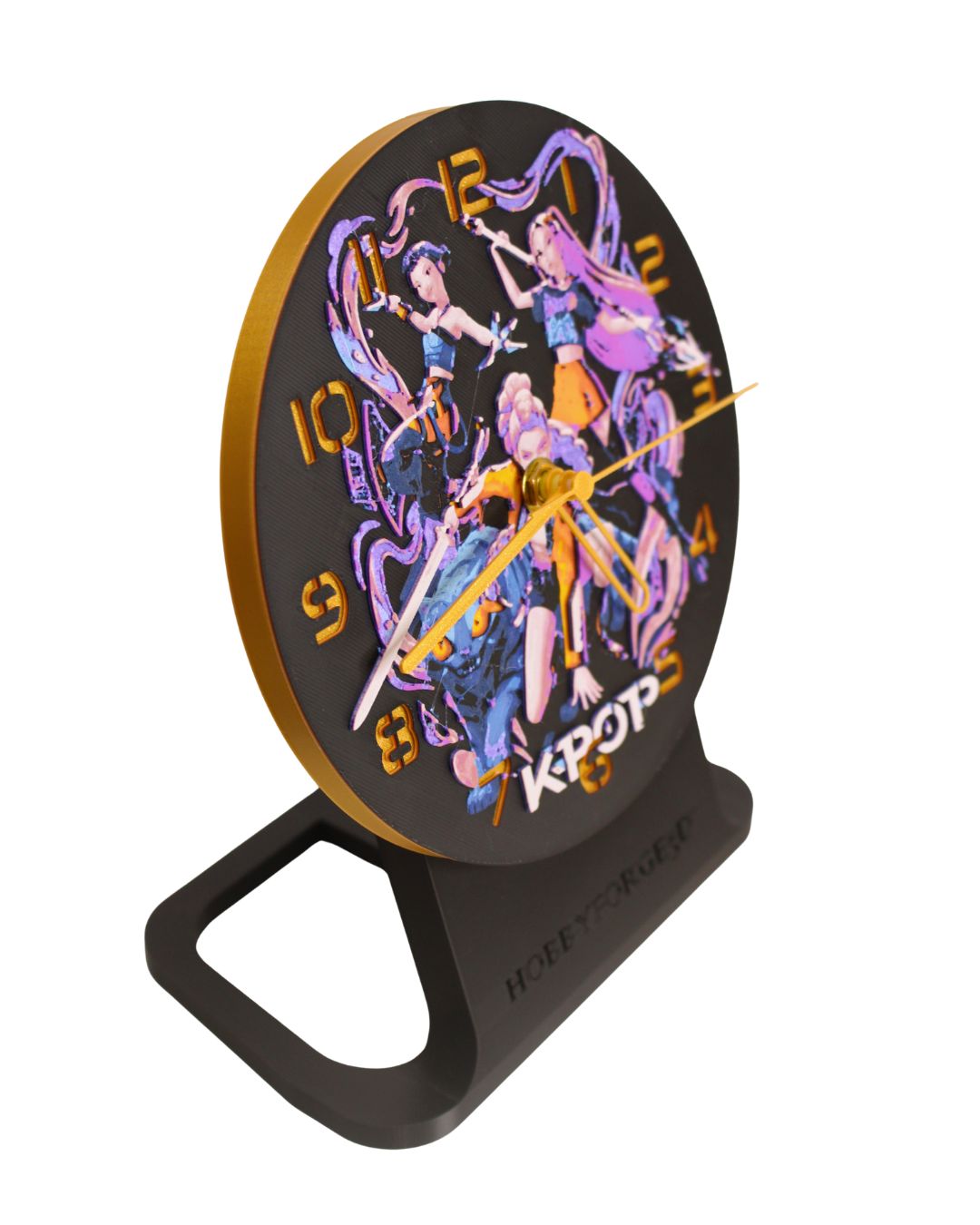 KPOP Demon Hunters 3D Printed Wall Clock