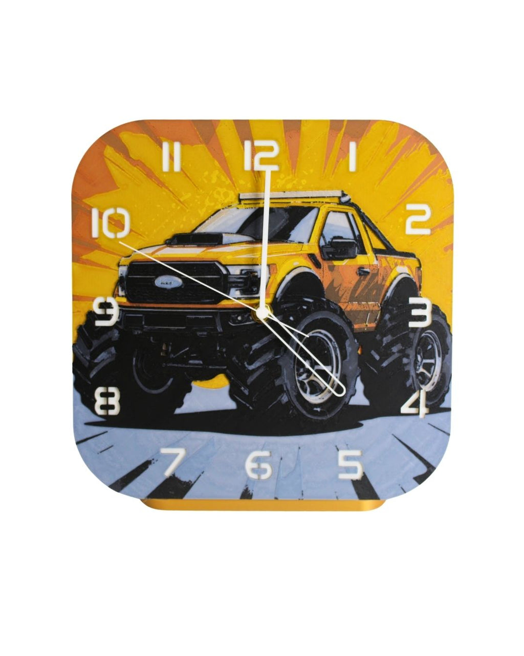 Monster Truck Kids Clock - 3D Printed