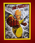 One Punch Man Multi Panel Wall Art – Saitama 3D Printed MultiForge