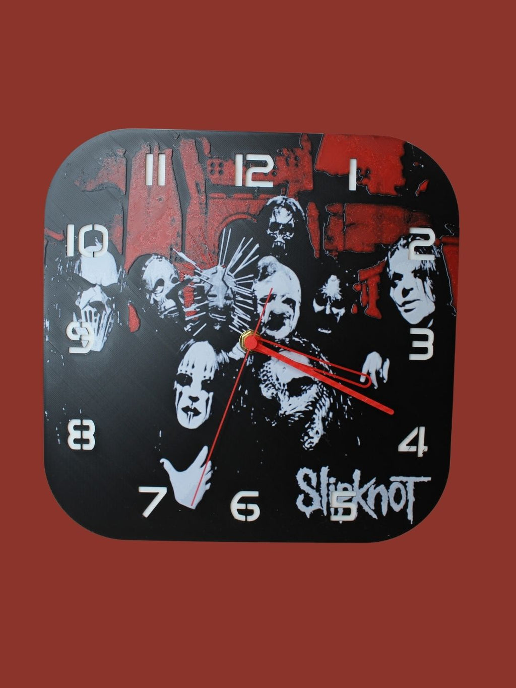 Slipknot Inspired 3D Printed Clock