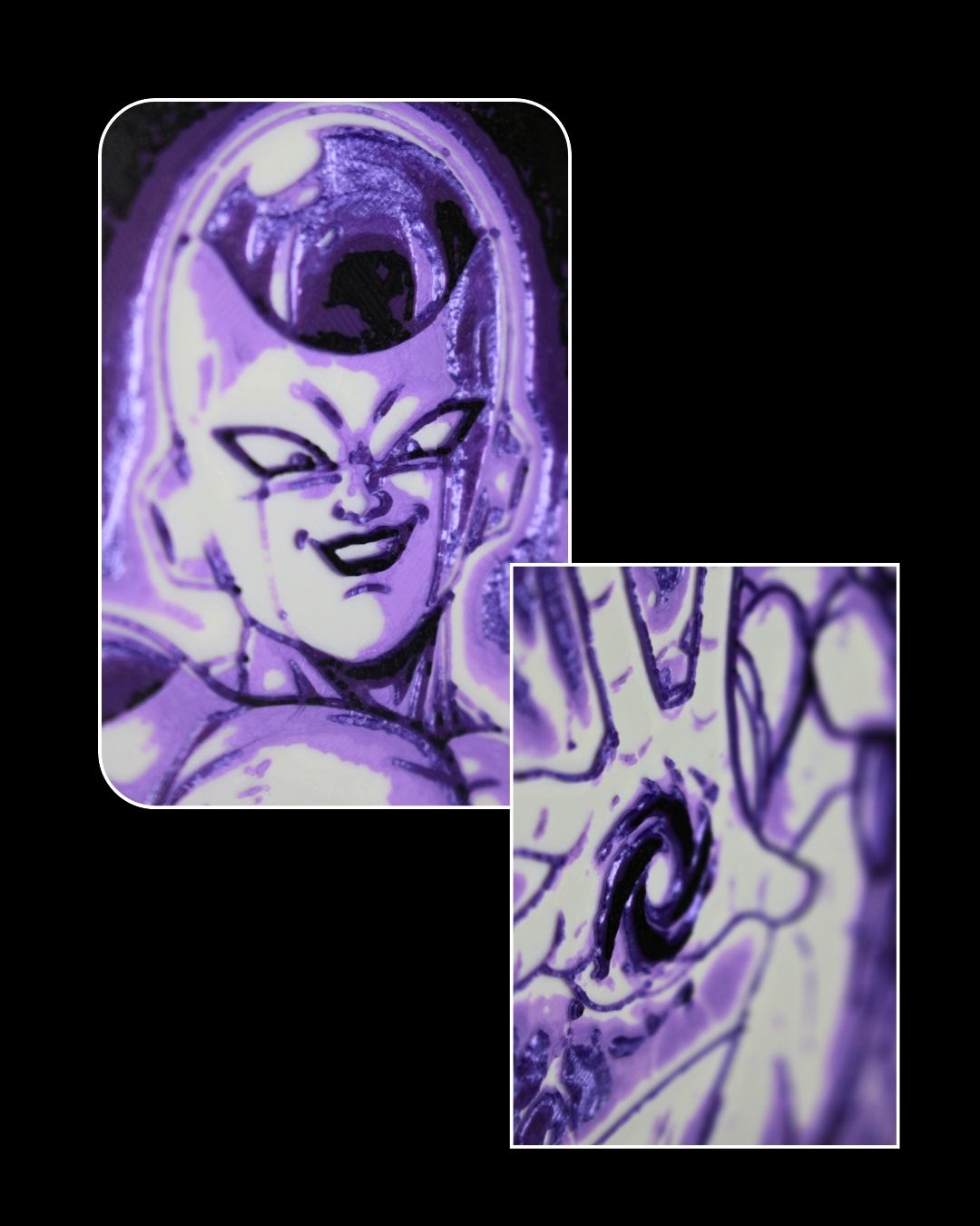Dragon Ball Z Inspired Frieza MultiForge (2 Panel Edition)