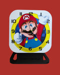 Super Mario Bros - Mario Square Clock | 3D Printed Kids Clock