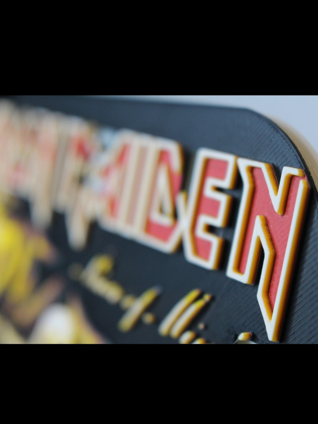 Iron Maiden “Piece of Mind” – 3D Printed Clock (Multiple Sizes Available)