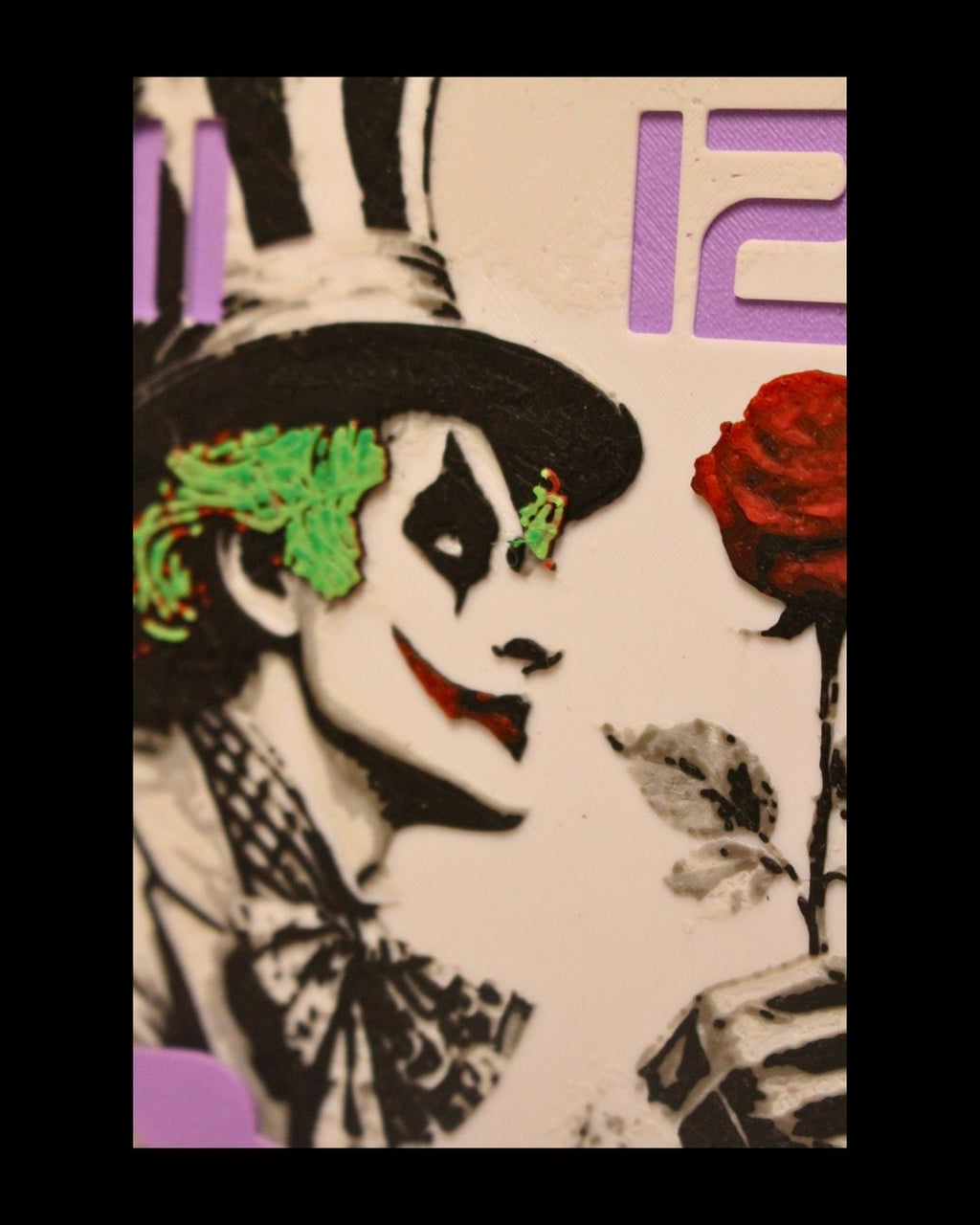 Joker & Harley Quinn Romance Clock – 3D Printed Square Clock