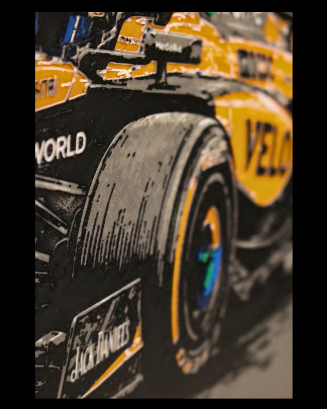 McLaren 2 x Panel HueForge Wall Art – Formula 1 Inspired MultiForge
