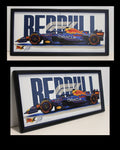 RedBull F1 Multiforge Wall Art – Two Panel HueForge Display