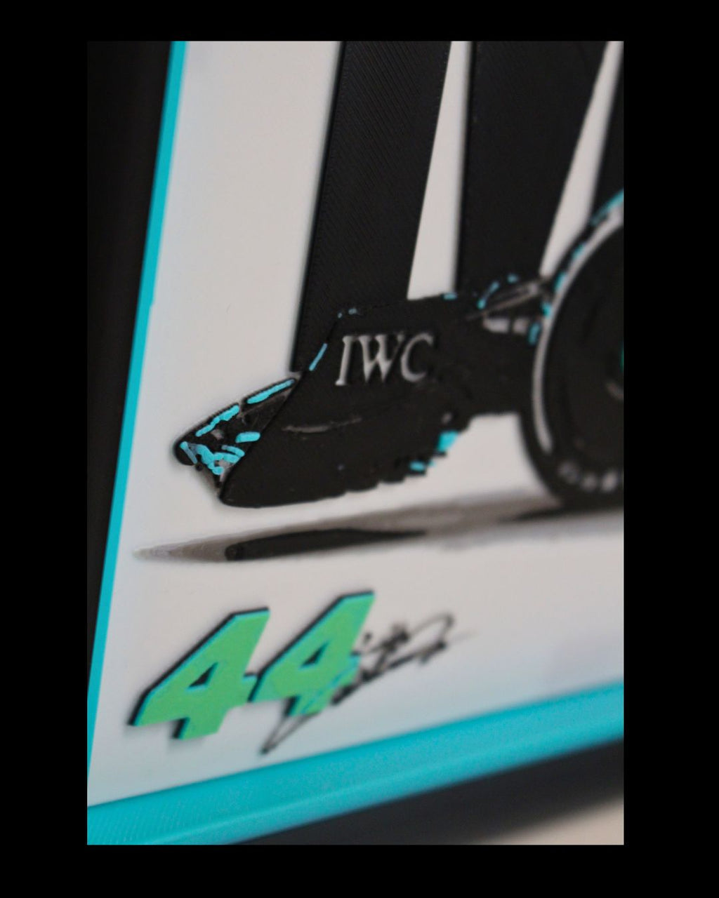 Mercedes F1 Multiforge Wall Art – Two Panel HueForge Display