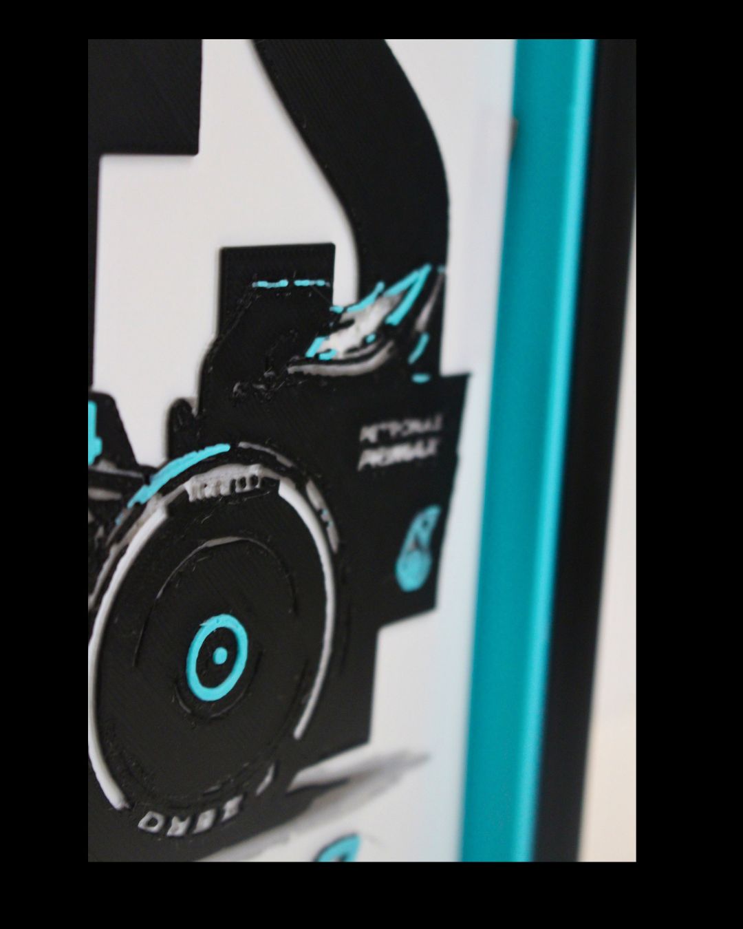 Mercedes F1 Multiforge Wall Art – Two Panel HueForge Display