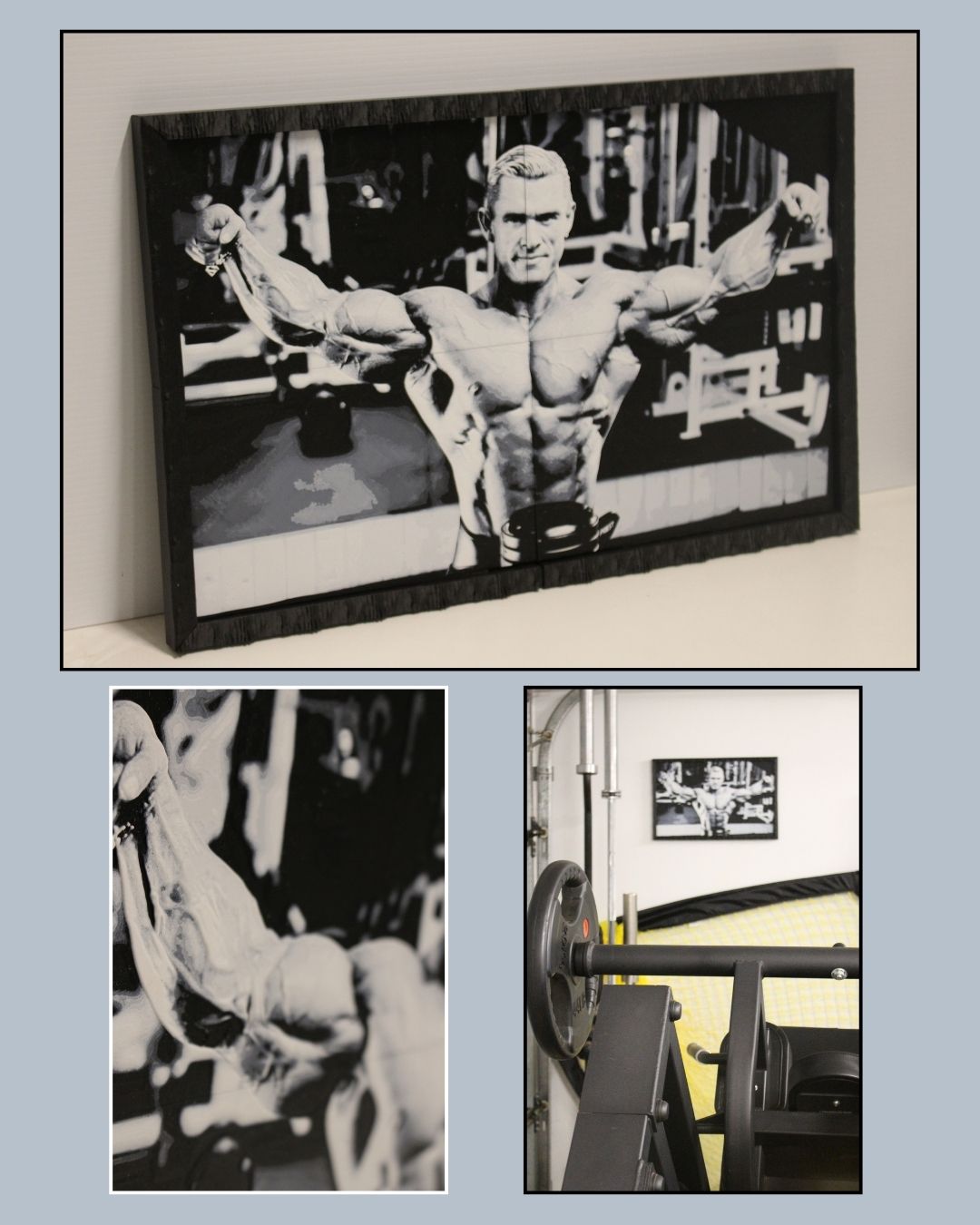 Lee Priest Bodybuilding MultiForge | HueForge Wall Art