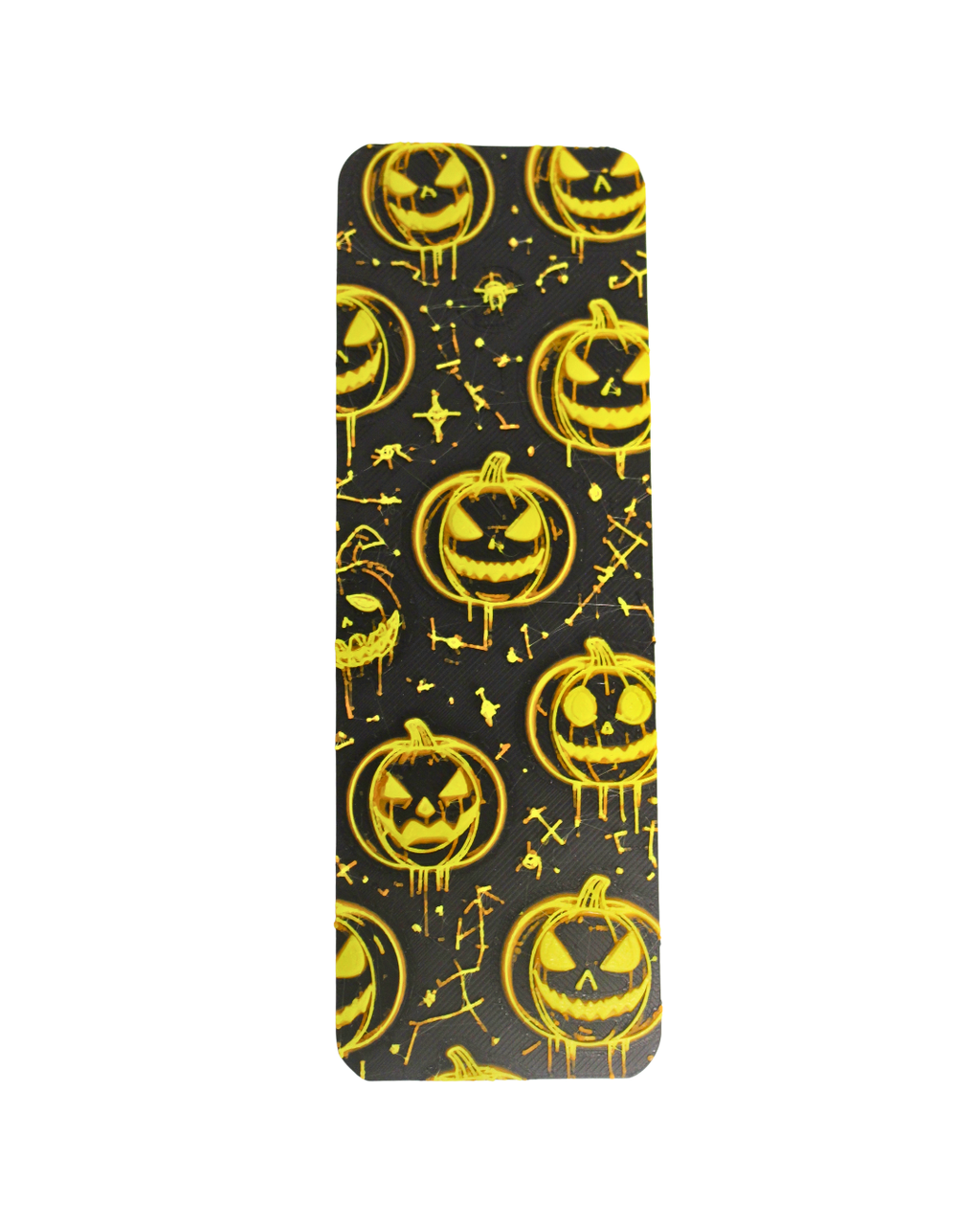 Halloween Pumpkin Bookmark | Spooky 3D Printed Bookmark for Kids