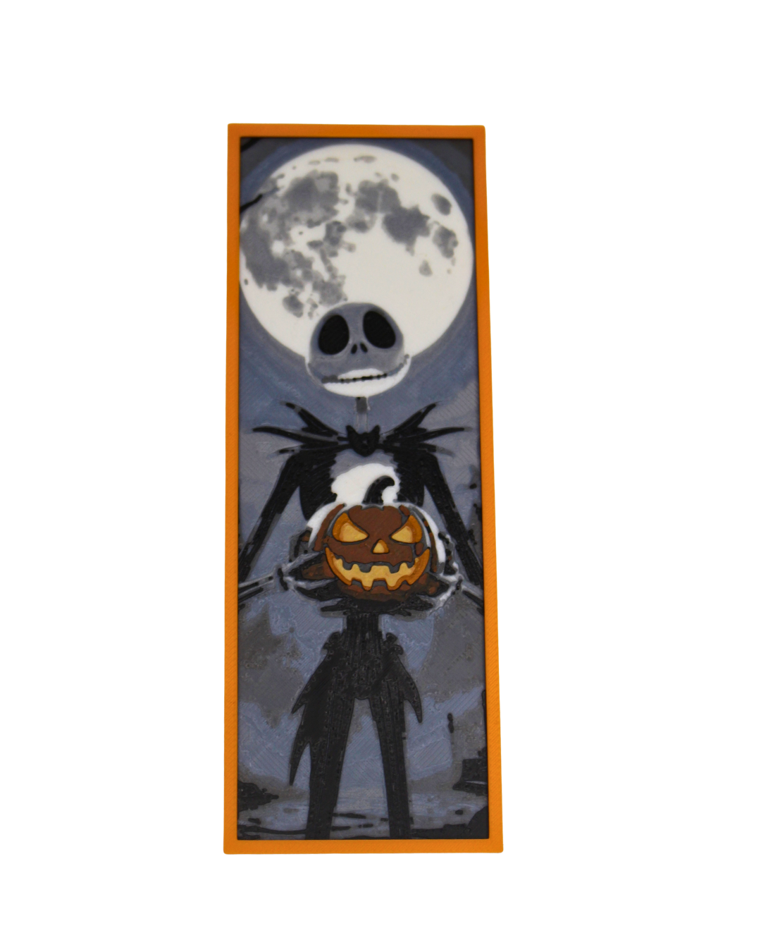 Jack Skellington Bookmark | Halloween 3D Printed Bookmark for Kids