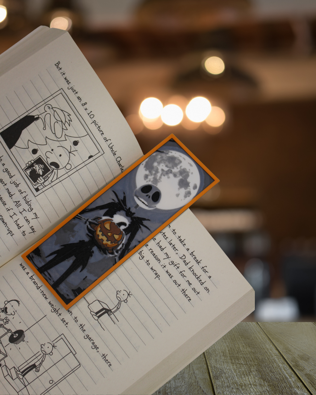 Jack Skellington Bookmark | Halloween 3D Printed Bookmark for Kids