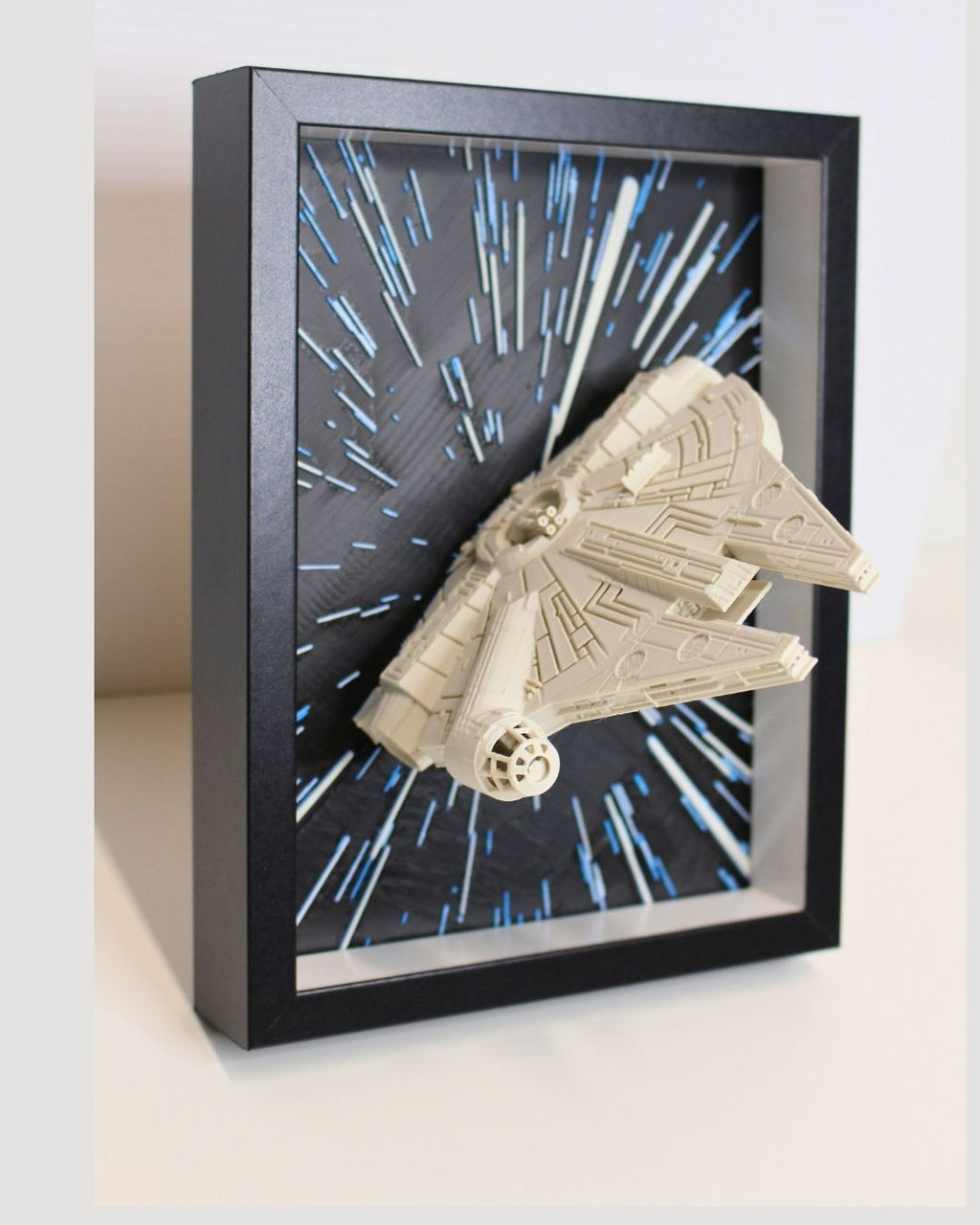 Star Wars Millennium Falcon Inspired DepthForge Print