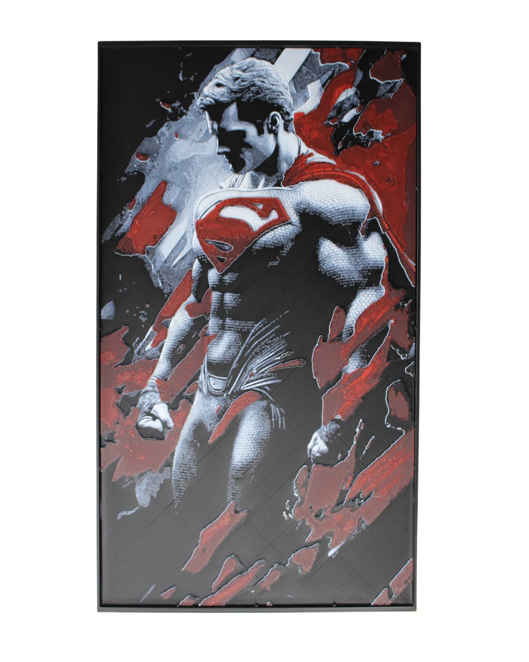 Superman-Inspired Hueforge 3D Print