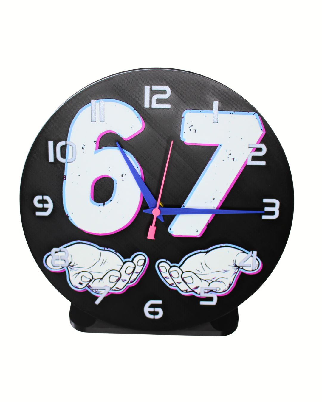Interchangeable 3D Printed Clock Face (Face Only)