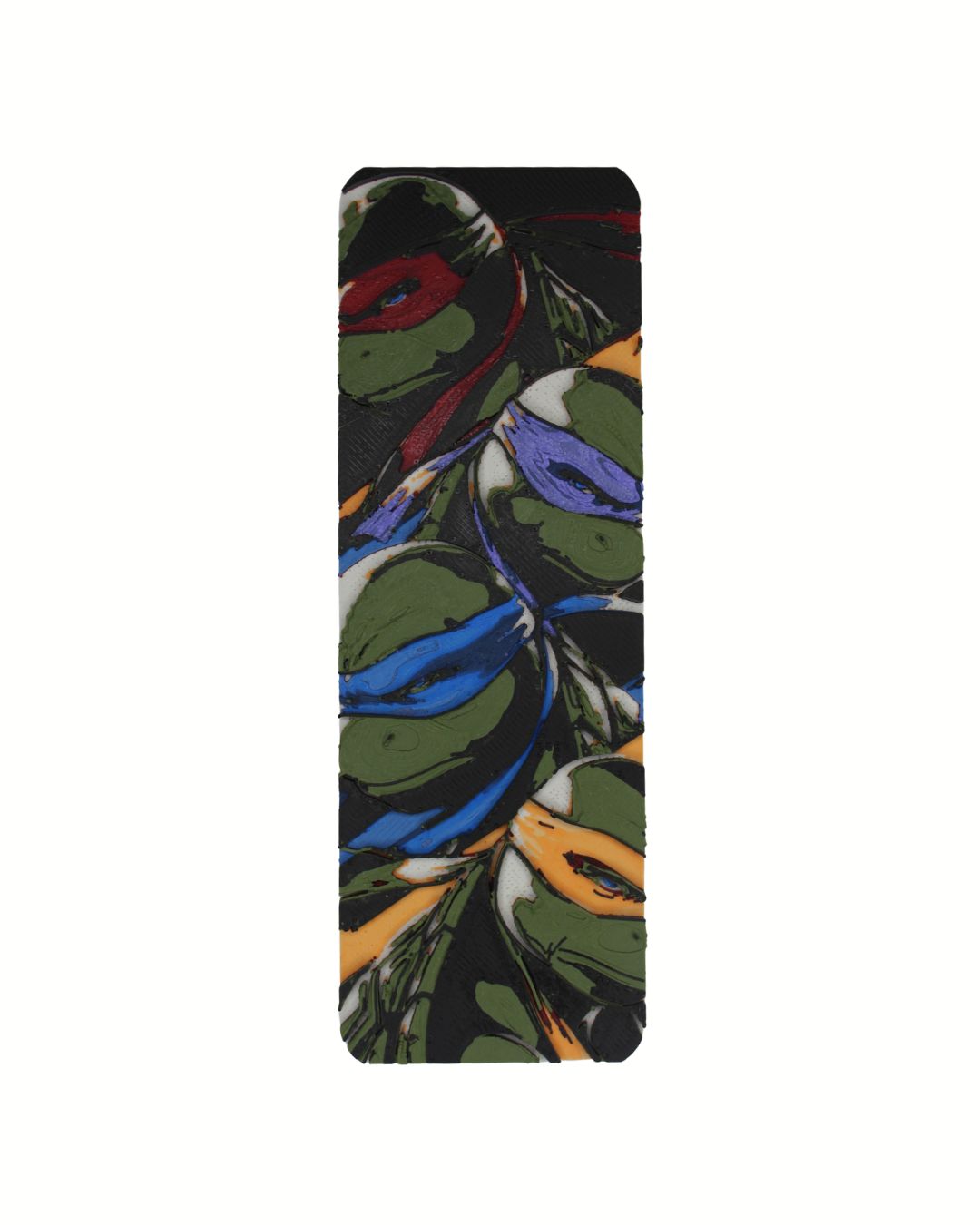 TMNT Ninja Turtle–Inspired Sturdy 3D Printed Bookmark