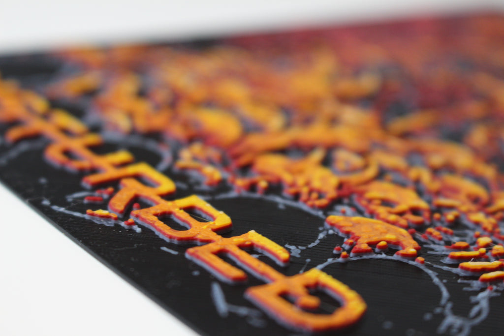 Disturbed – 3D Printed Wall Art