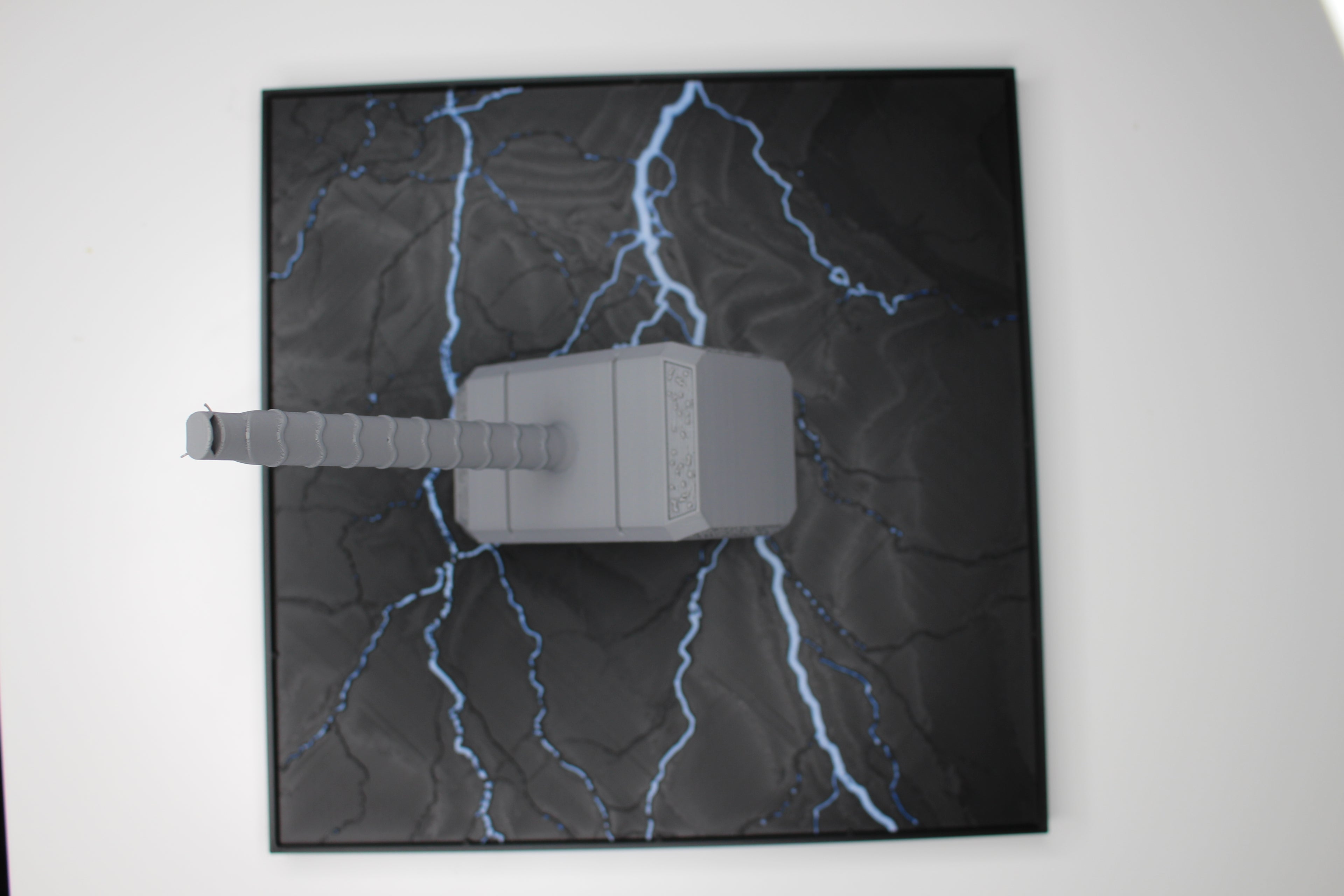 Thor’s Hammer (Mjolnir) Inspired HueForge 3D Wall Art