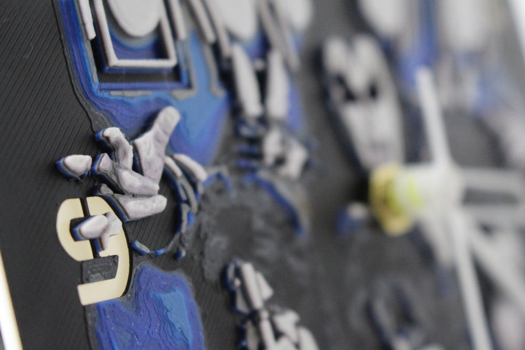 KISS™ Inspired 3D Printed Clock