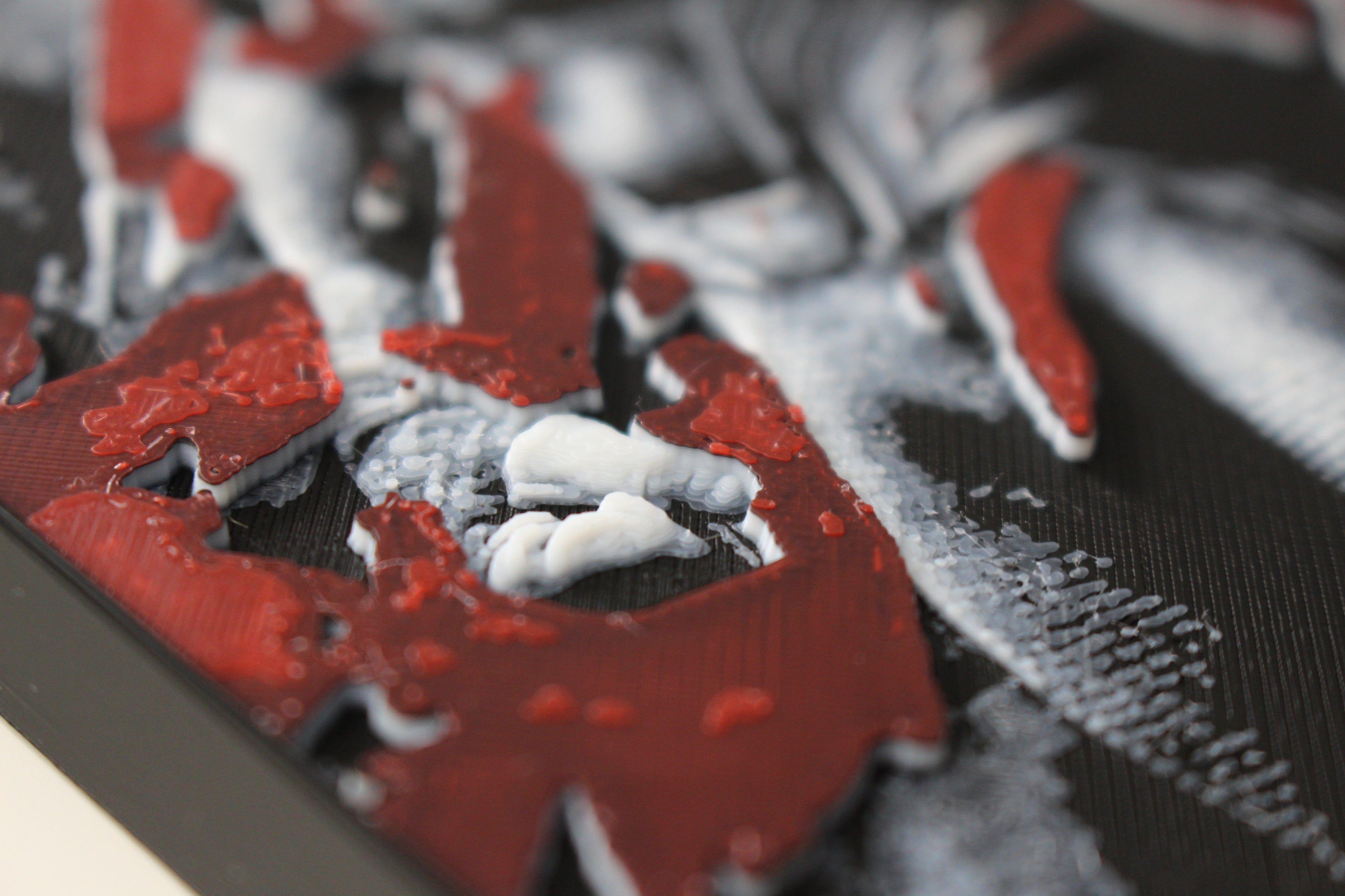 Superman-Inspired Hueforge 3D Print