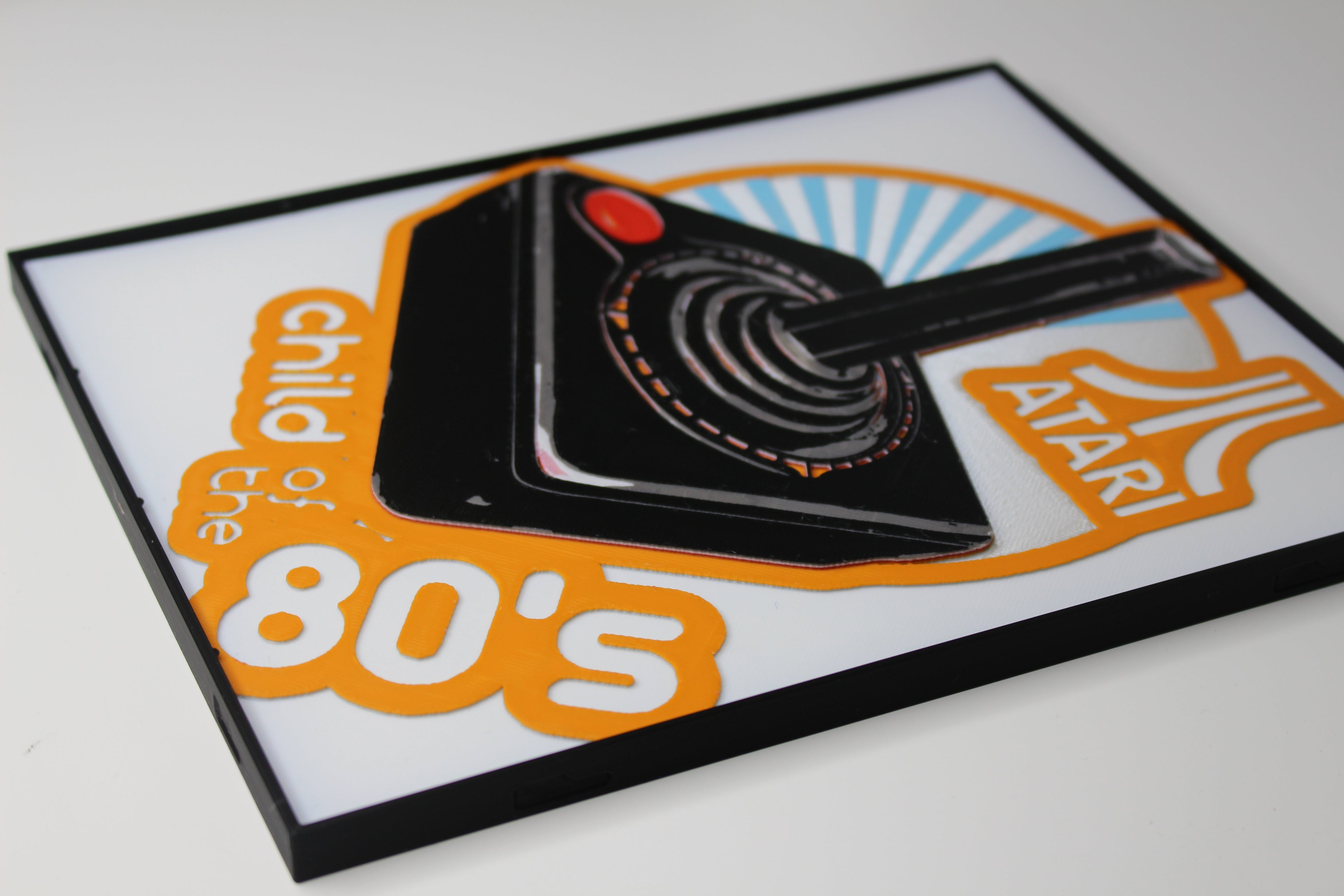 Child of the 80s Retro Inspired Hueforge Wall Art