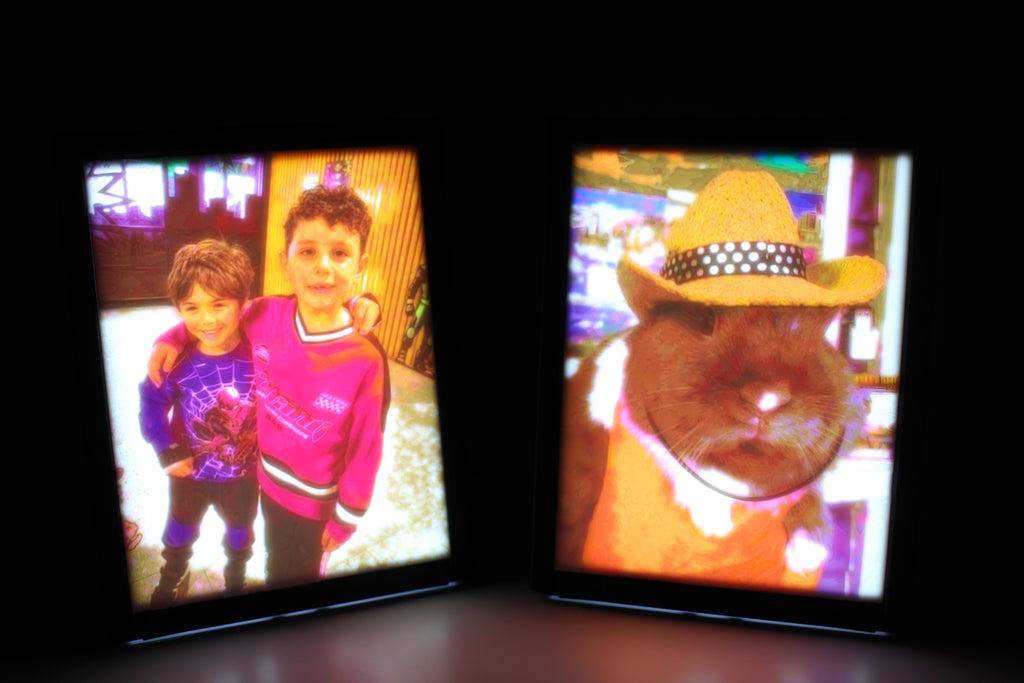 Illuminated CMYK Lithophane Display – LED Backlit Frame